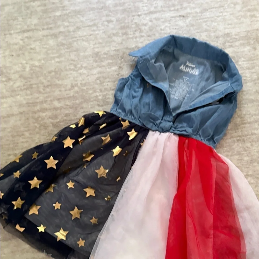 Disney Minnie Mouse Starry Denim Dress